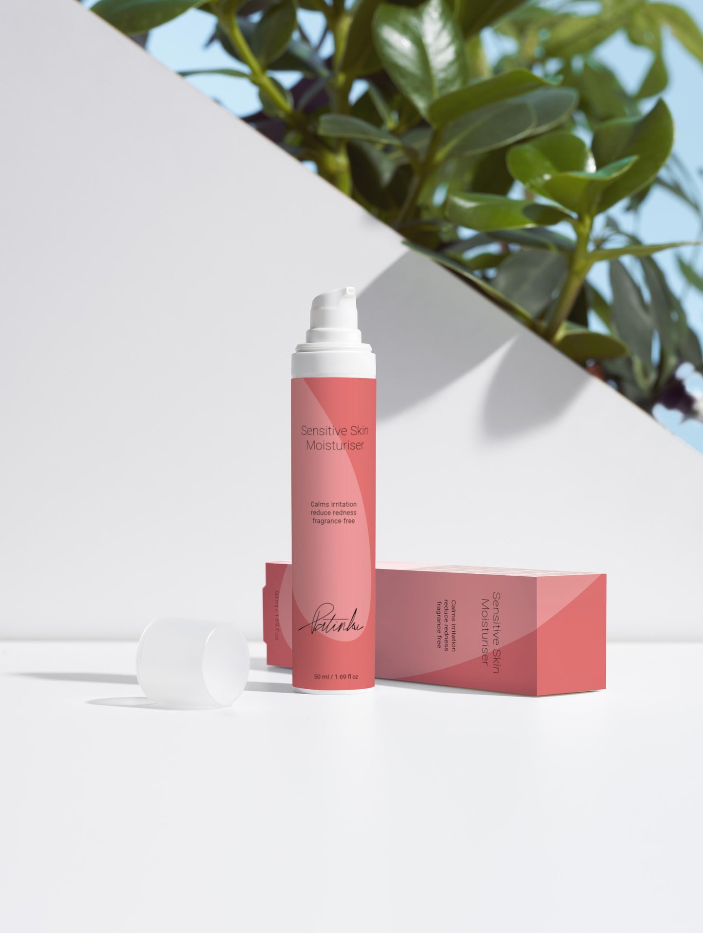 Drėkinamasis kremas jautriai odai